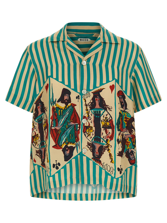 Bode Royals Silk Shirt for Men — Comfort Fit