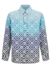 Casablanca Shacket Monogram Gradient Jacquard