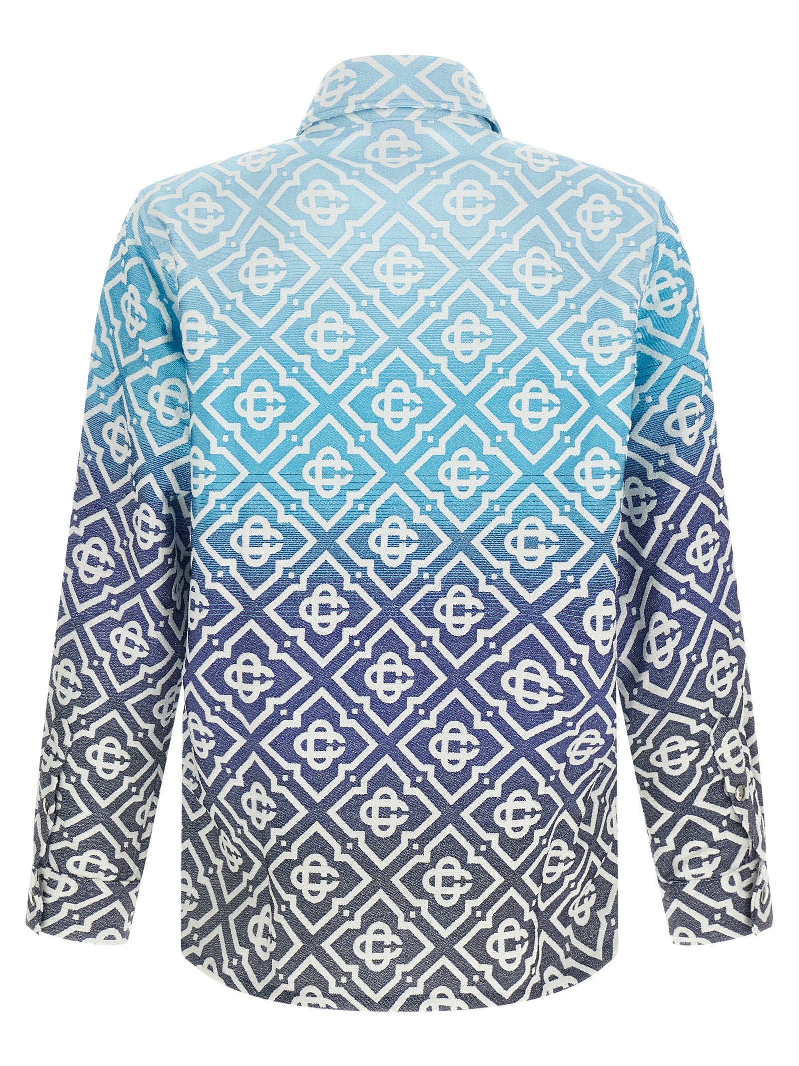 Casablanca Shacket Monogram Gradient Jacquard