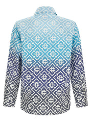 Casablanca Shacket Monogram Gradient Jacquard