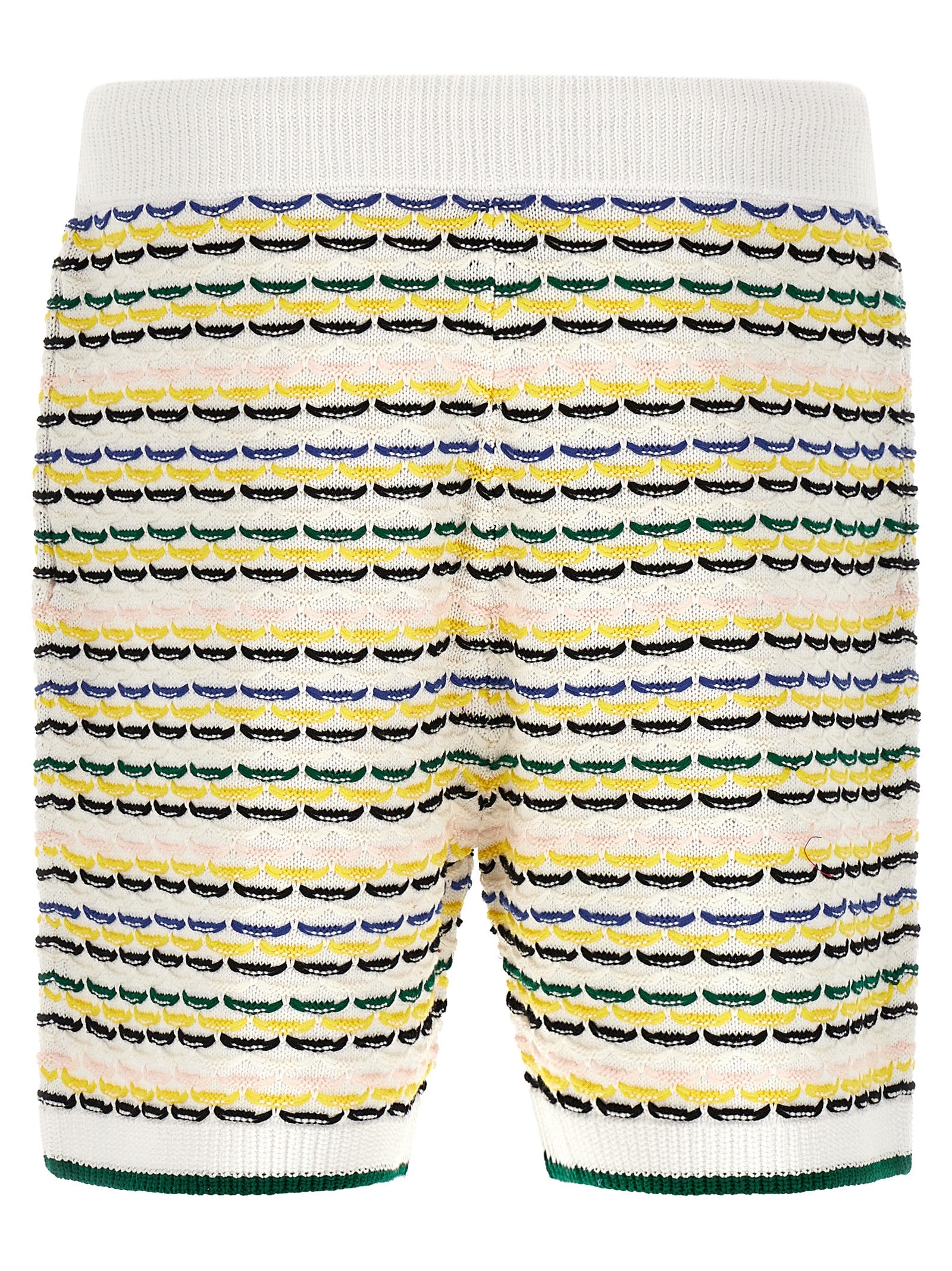 Casablanca Tuck Stitch Bermuda Shorts — Short Trousers