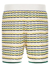Casablanca Tuck Stitch Bermuda Shorts — Short Trousers
