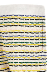 Casablanca Tuck Stitch Bermuda Shorts — Short Trousers