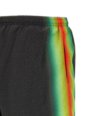 Casablanca Jacquard Logo Swimsuit