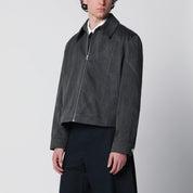 Séfr Washed grey Tazio zip-up jacket