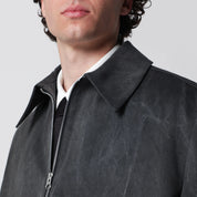 Séfr Washed grey Tazio zip-up jacket