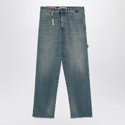 Darkpark Blue Washed-Out John Jeans — Faded Denim Cotton