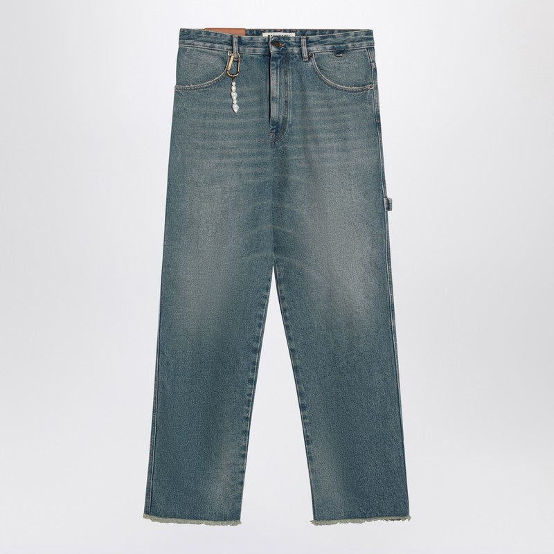 Darkpark Blue Washed-Out John Jeans — Faded Denim Cotton