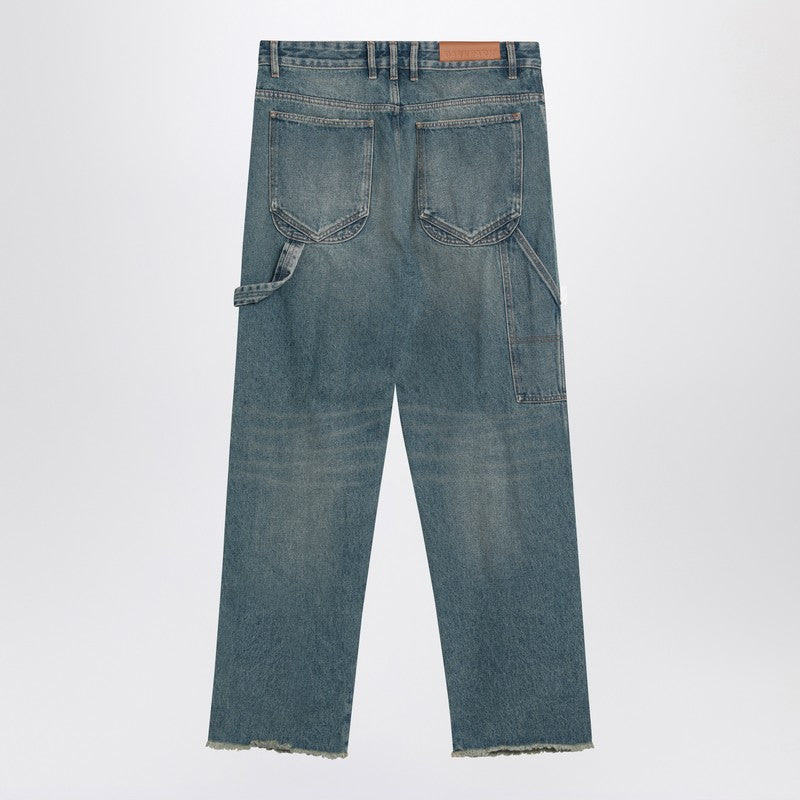 Darkpark Blue Washed-Out John Jeans — Faded Denim Cotton