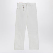 White Cotton Denim Jeans — Darkpark John