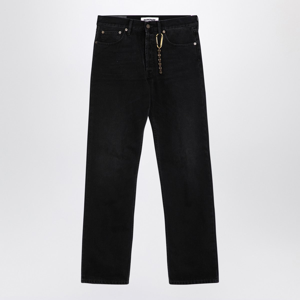 Darkpark Larry Slim Fit Jeans — Washed Black Cotton