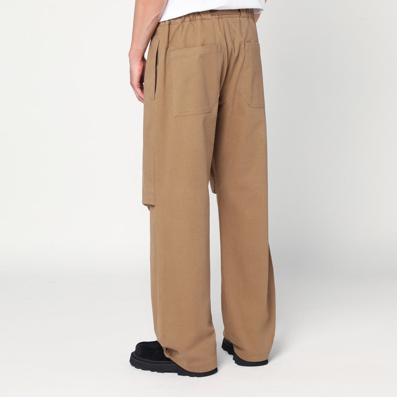 Pantalon large Jordan couleur tabac DARKPARK