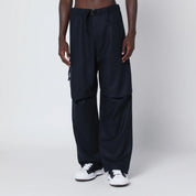DARKPARK Blue track pants in wool