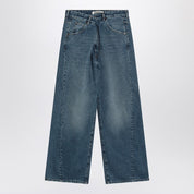 Darkpark Ined Blue Asymmetrical Wide‑Leg Jeans