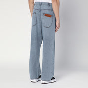 Darkpark Wide-leg Donte blue washed jeans