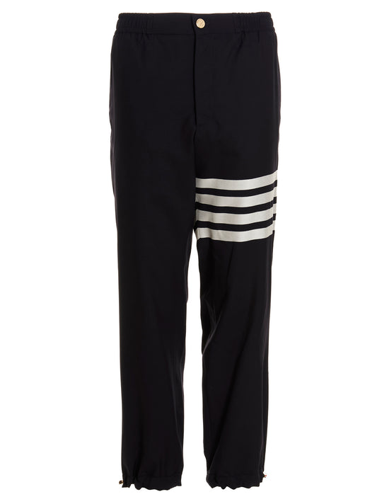 Thom Browne 4 Bar Trousers — Blue Wool Trousers