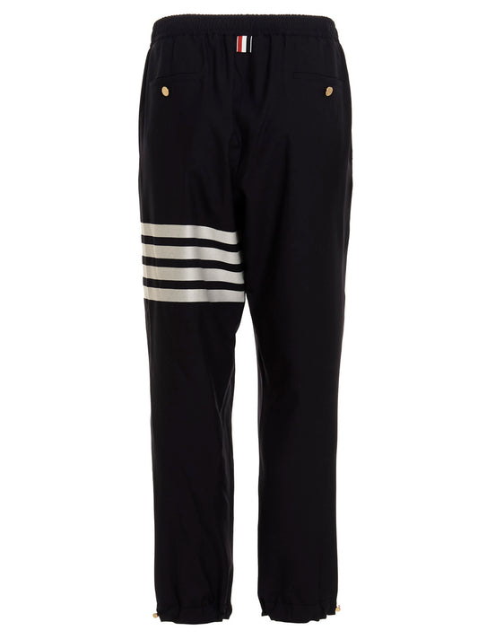 Thom Browne 4 Bar Trousers — Blue Wool Trousers