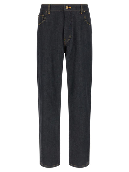 Thom Browne Japanese Selvedge Denim Jeans — Men’s Blue
