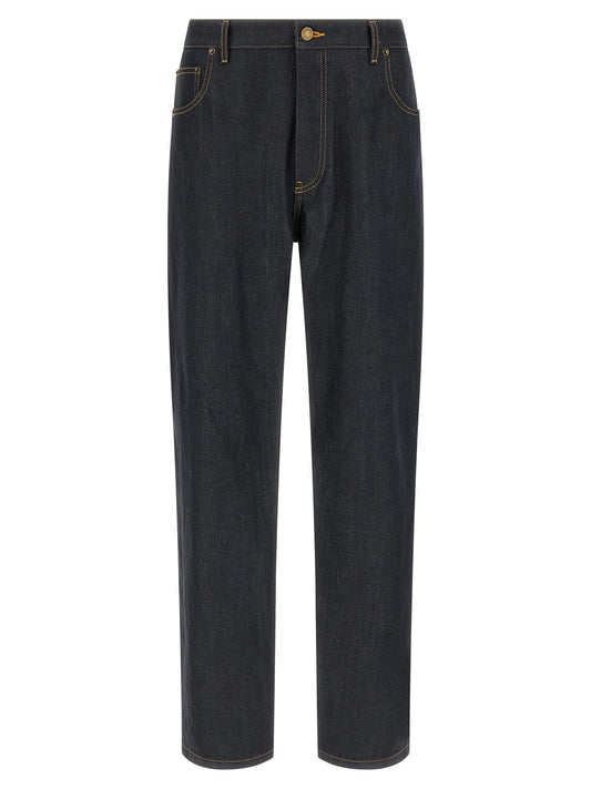 Thom Browne Japanese Selvedge Denim Jeans — Men’s Blue
