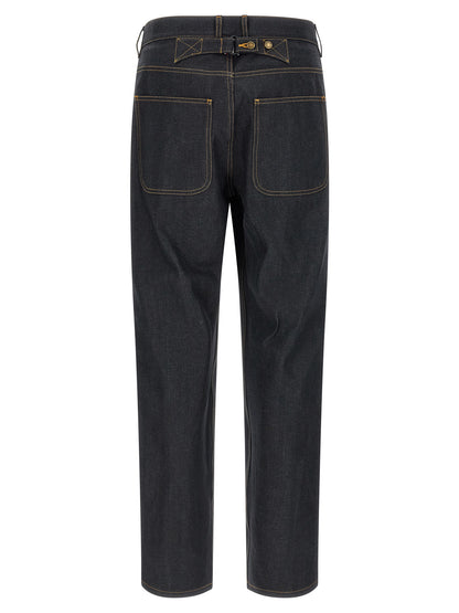 Thom Browne Japanese Selvedge Denim Jeans — Men’s Blue
