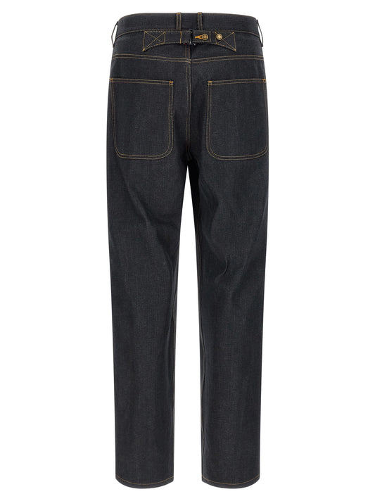 Thom Browne Japanese Selvedge Denim Jeans — Men’s Blue