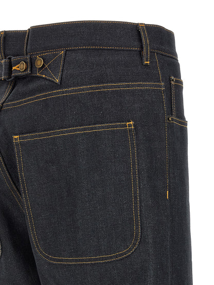 Thom Browne Japanese Selvedge Denim Jeans — Men’s Blue