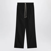 Moncler + Rick Owens Black drawstring trousers