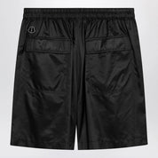 Moncler + Rick Owens Black drawstring kilt Shorts