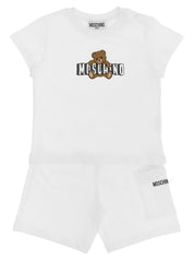 Moschino Baby Teddy Bear T-shirt & Bermuda Suit — Dresses