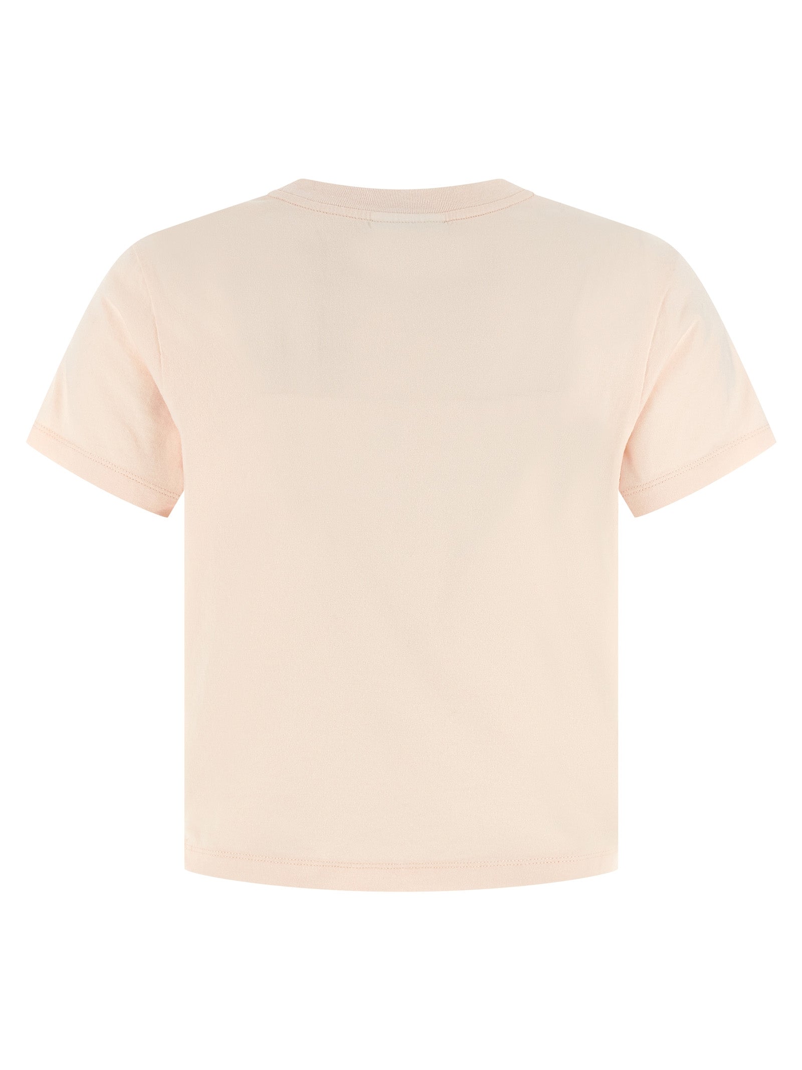 Maison Kitsuné Baby Fox T-shirt - Pink Cropped Top