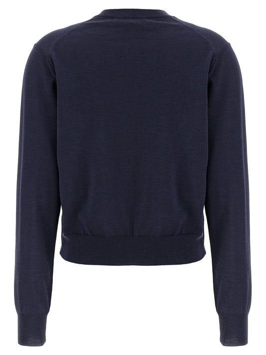 Maison Kitsuné Baby Fox Cardigan - Blue Knitwear