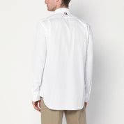 Camisa de algodón blanca con botones de Thom Browne