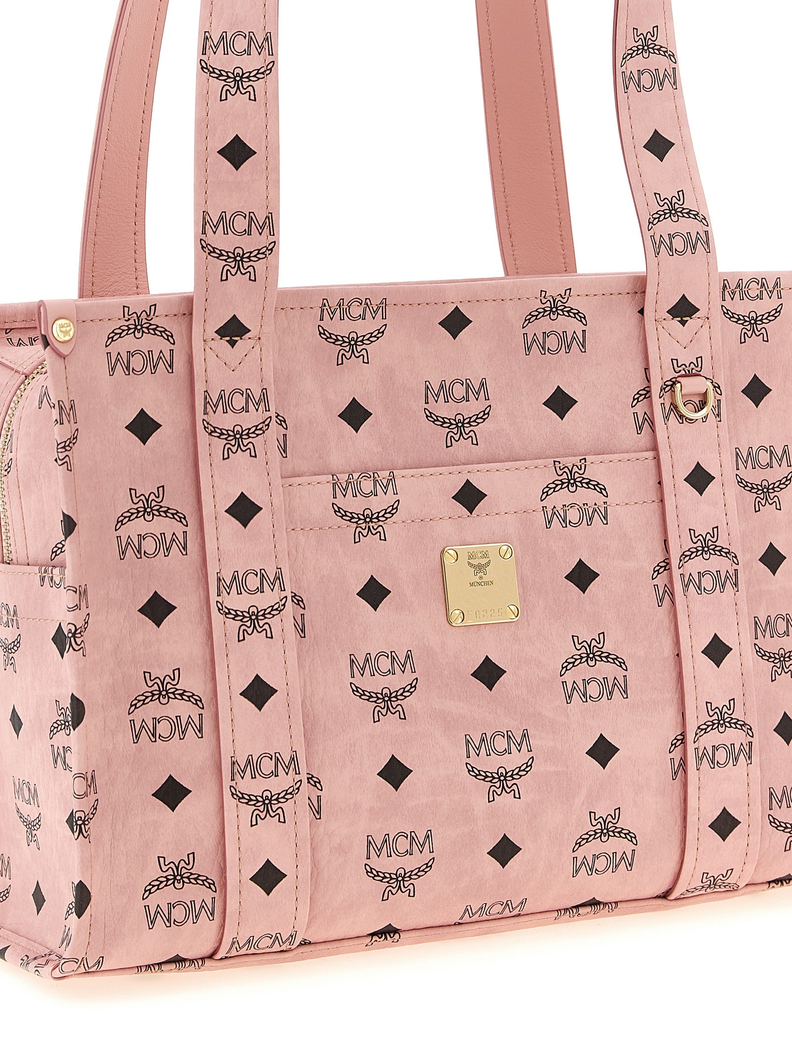 Mcm Aren School Tote Shoulder Bag