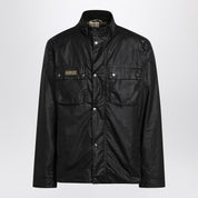Barbour Black waxed International jacket