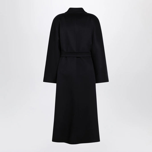 Max Mara Navy cashmere wrap coat