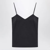 Max Mara Blue silk tank top