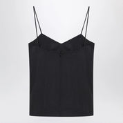 Max Mara Blue silk tank top