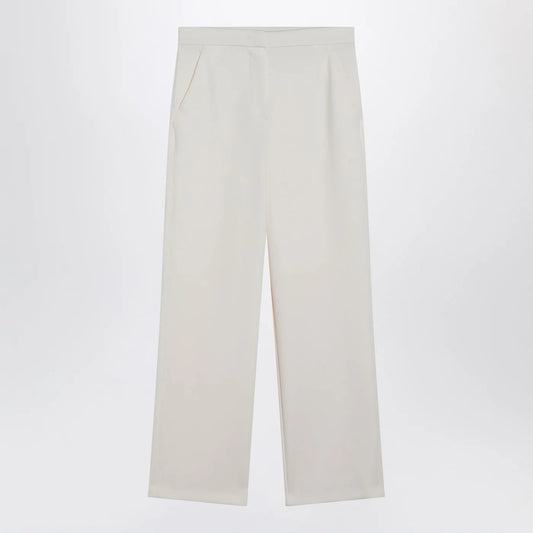 Max Mara Ivory straight-leg trousers