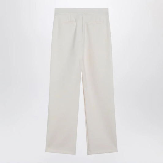 Max Mara Ivory straight-leg trousers