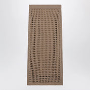 Max Mara Mesh cotton maxi skirt in Desert