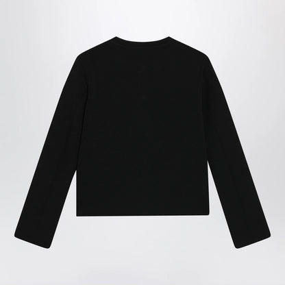 Max Mara Black viscose-blend cardigan