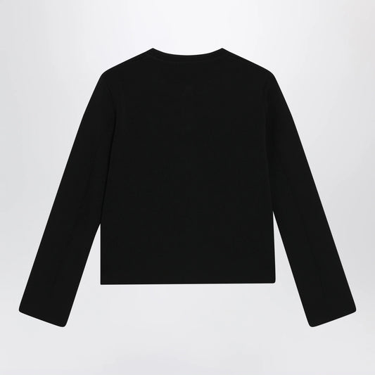 Max Mara Black viscose-blend cardigan