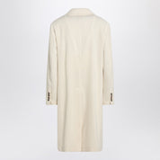 Brunello Cucinelli Ivory corduroy coat