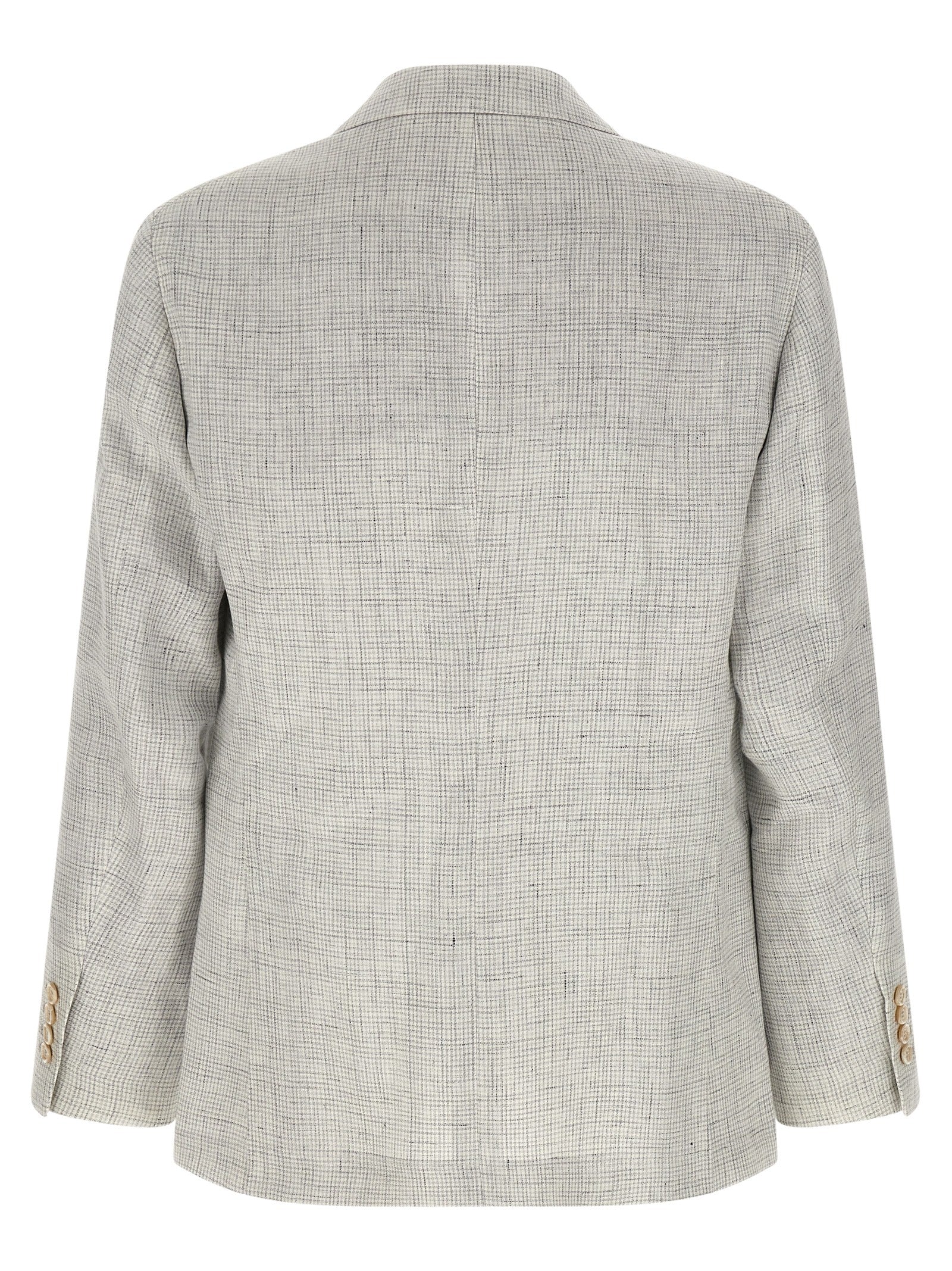 Brunello Cucinelli Linen Blazer for Men — White Jacket