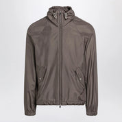 Brunello Cucinelli Taupe silk-blend jacket