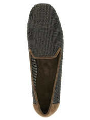 Brunello Cucinelli Embroidery Mesh Loafers