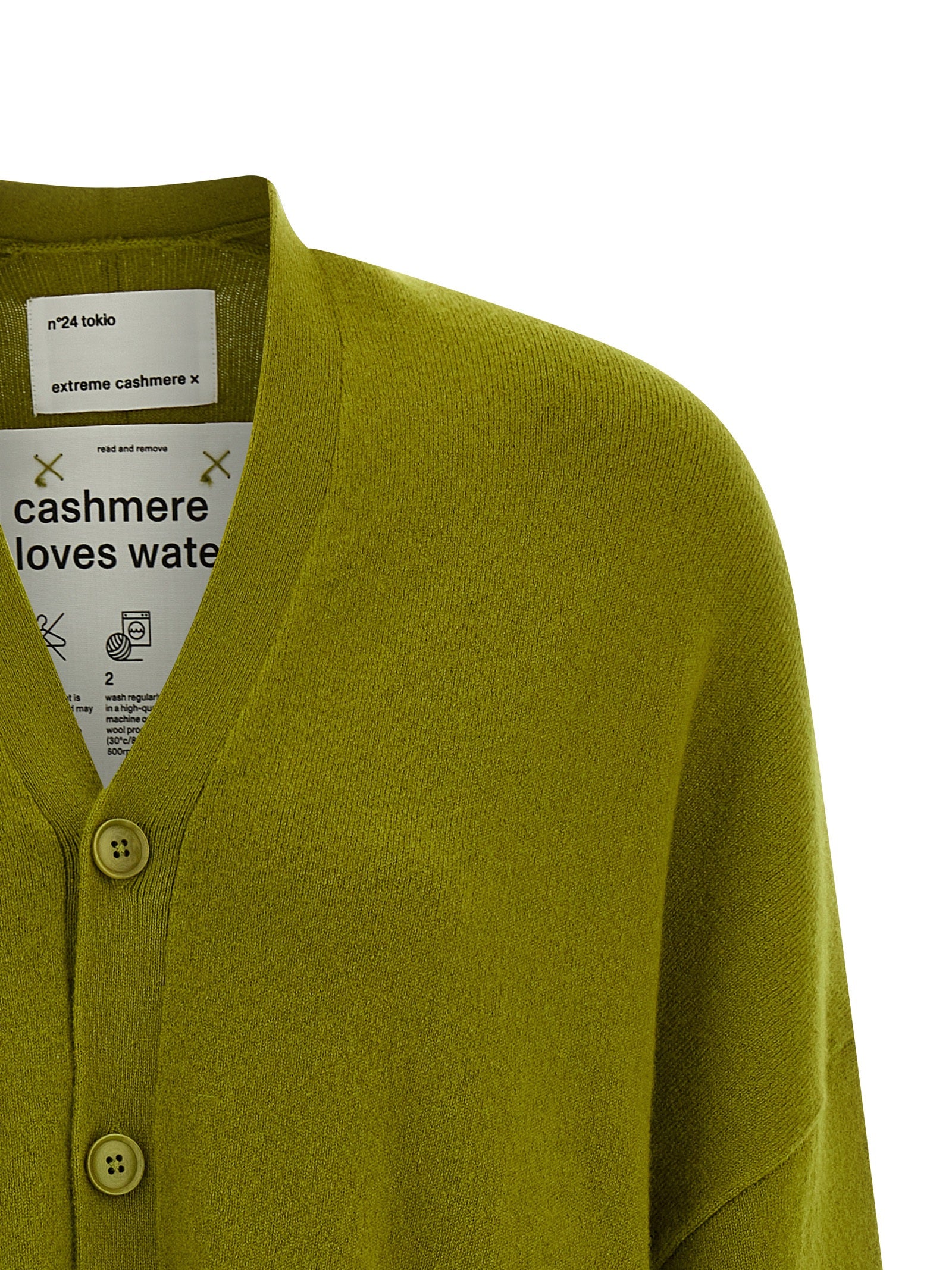 Extreme Cashmere N°24 Tokio Cardigan — Knitwear (Green)