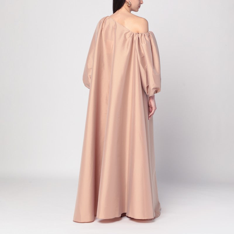 BERNADETTE Nathalie dress in nude taffeta