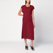 6397 S-Curve dress in bordeaux chiffon