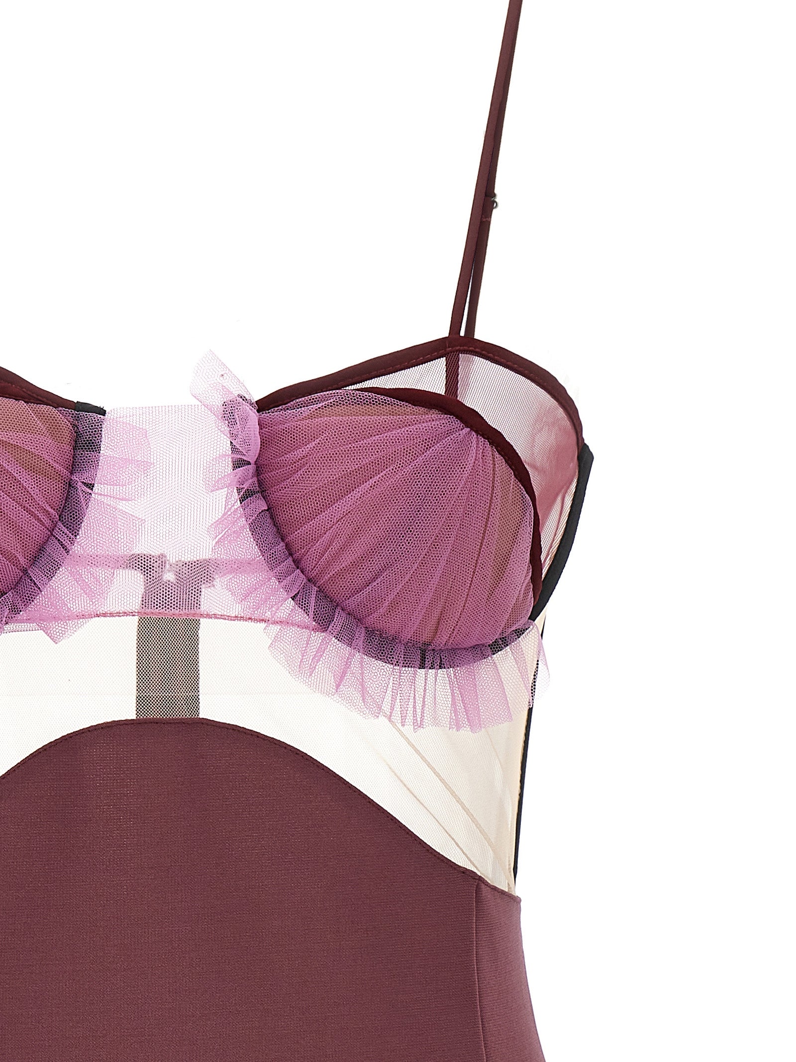 Nensi Dojaka Explosive Flower Bra Dress